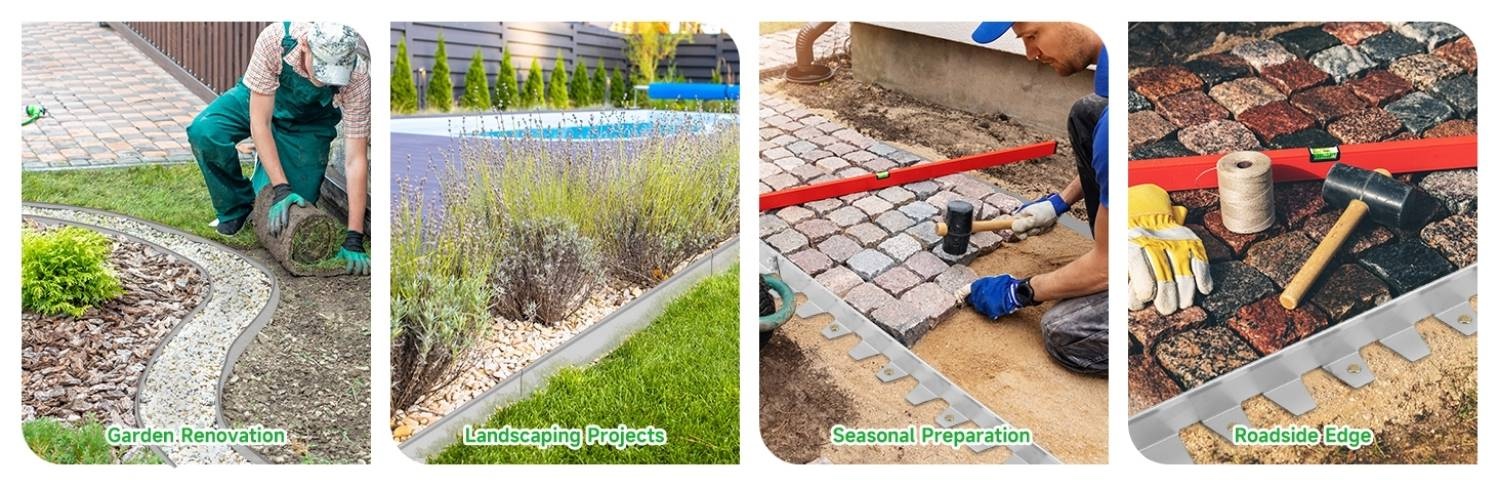best stainless steel path edging
