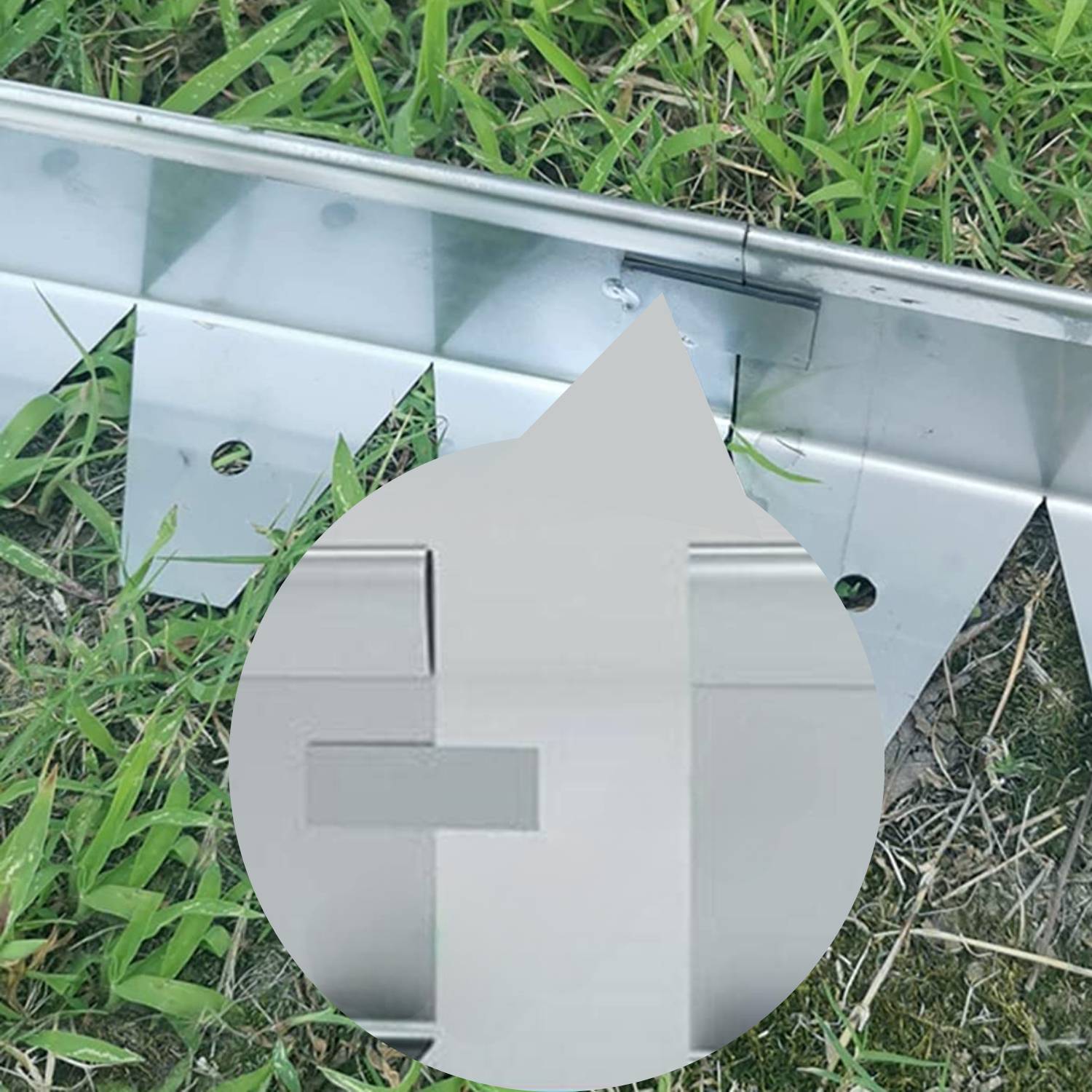 Stainless Steel Landscape Edging (50mm Face Height (per m))